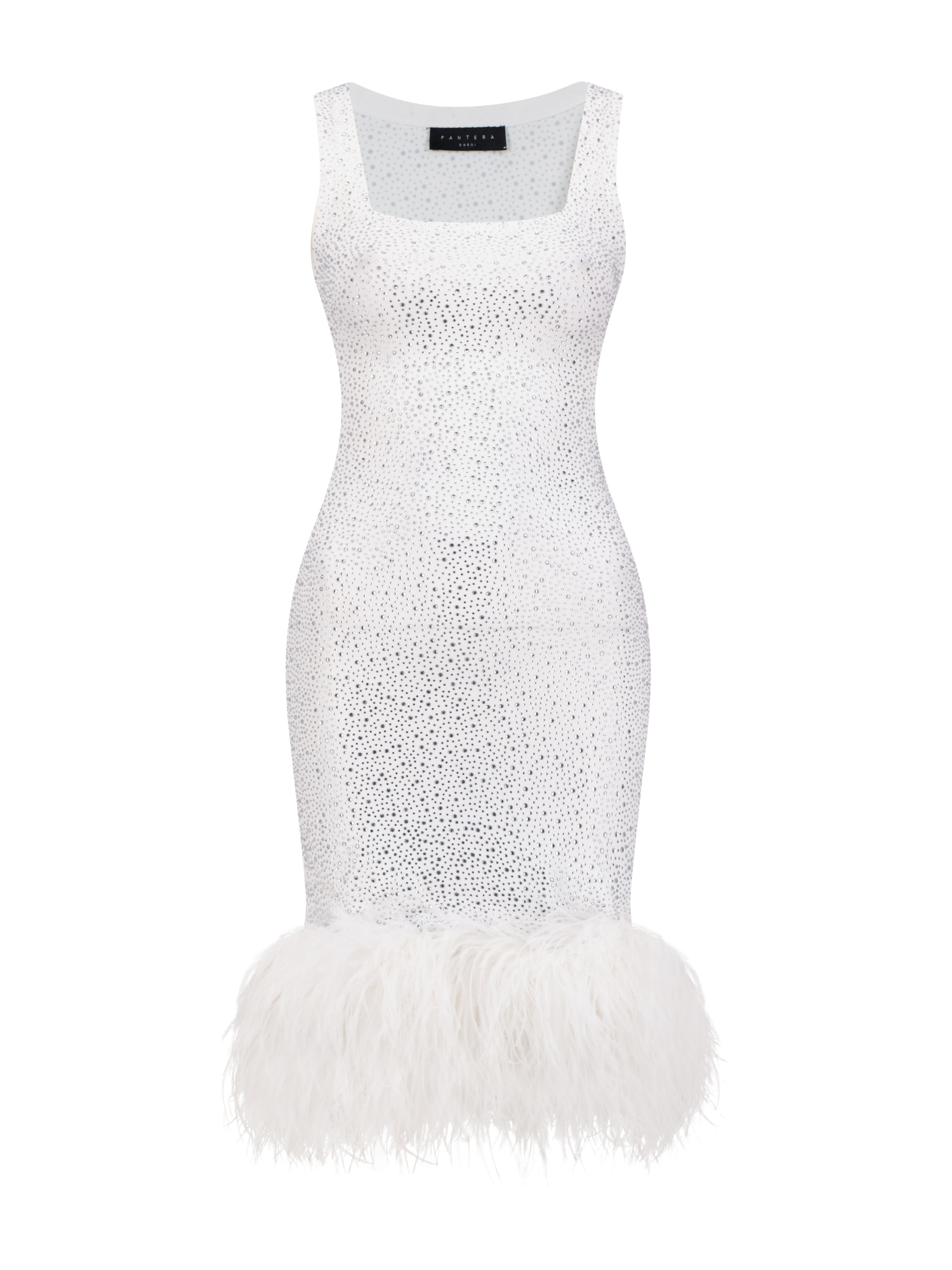 DIAMOND FEATHER  CRYSTAL DRESS