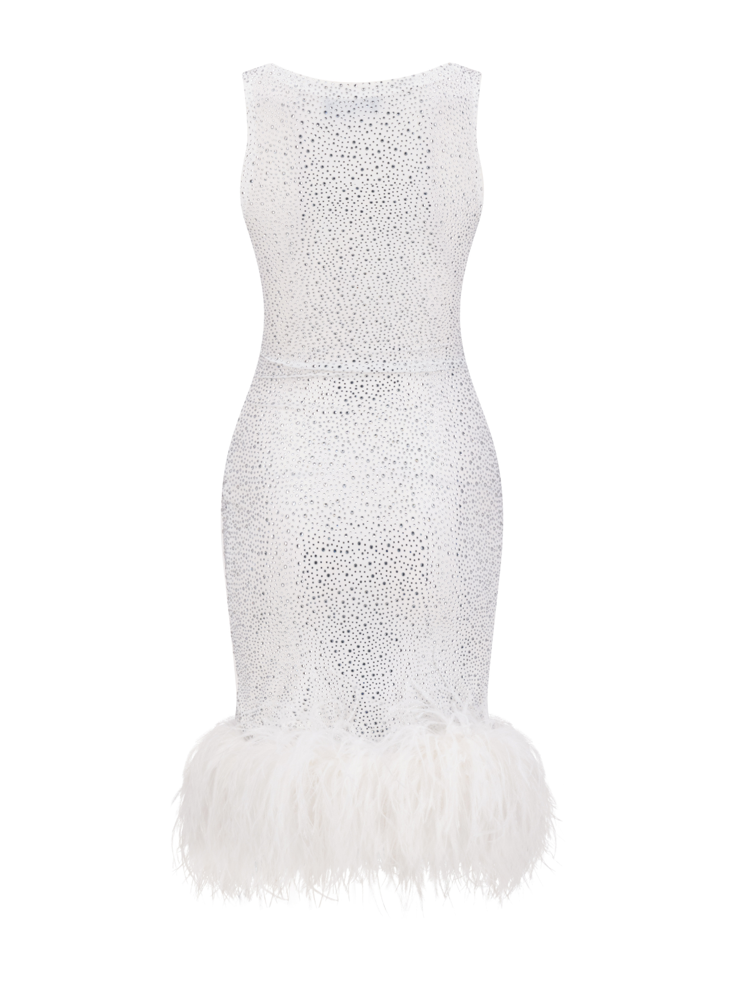 DIAMOND FEATHER  CRYSTAL DRESS