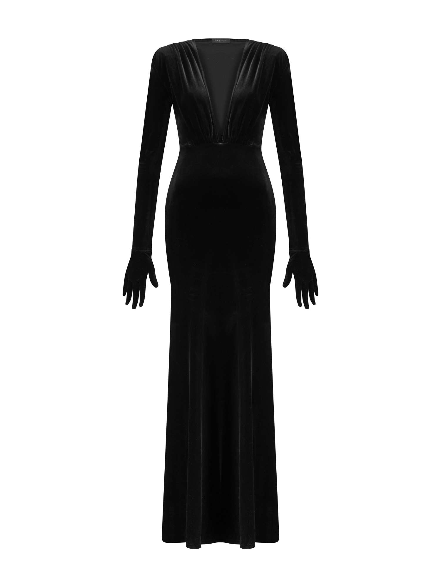 VELVET PANTHER DRESS