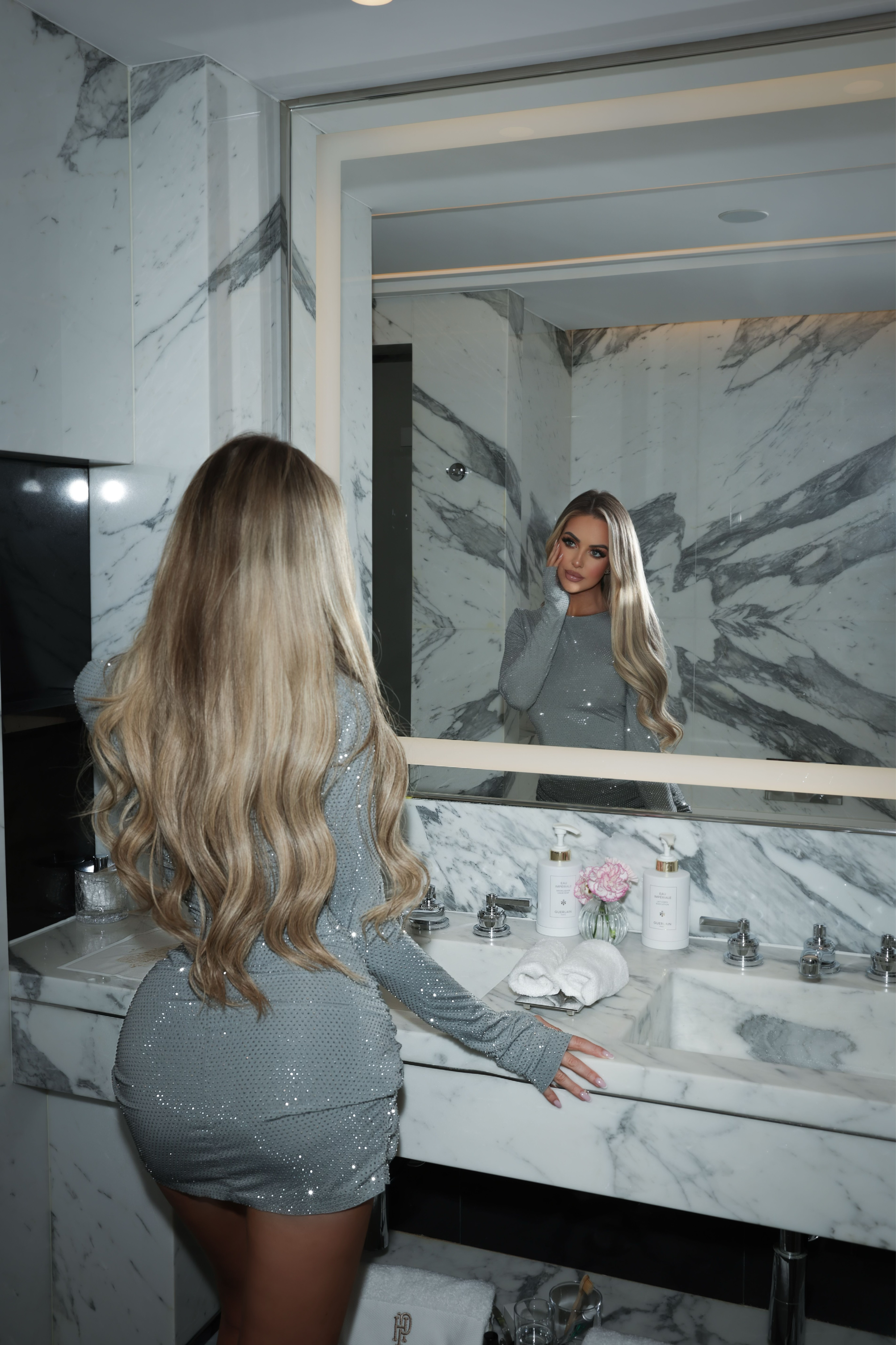 SILVER STAR CRYSTAL DRESS