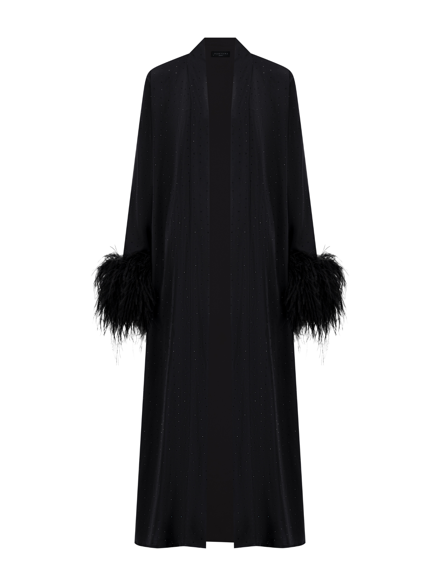 RHINESTONE & OSTRICH ROBE