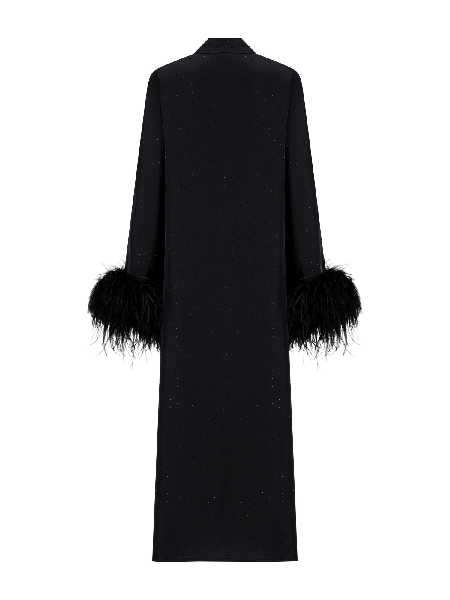 RHINESTONE & OSTRICH ROBE