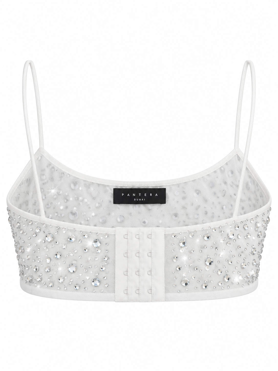 CROPPED CRYSTAL TOP