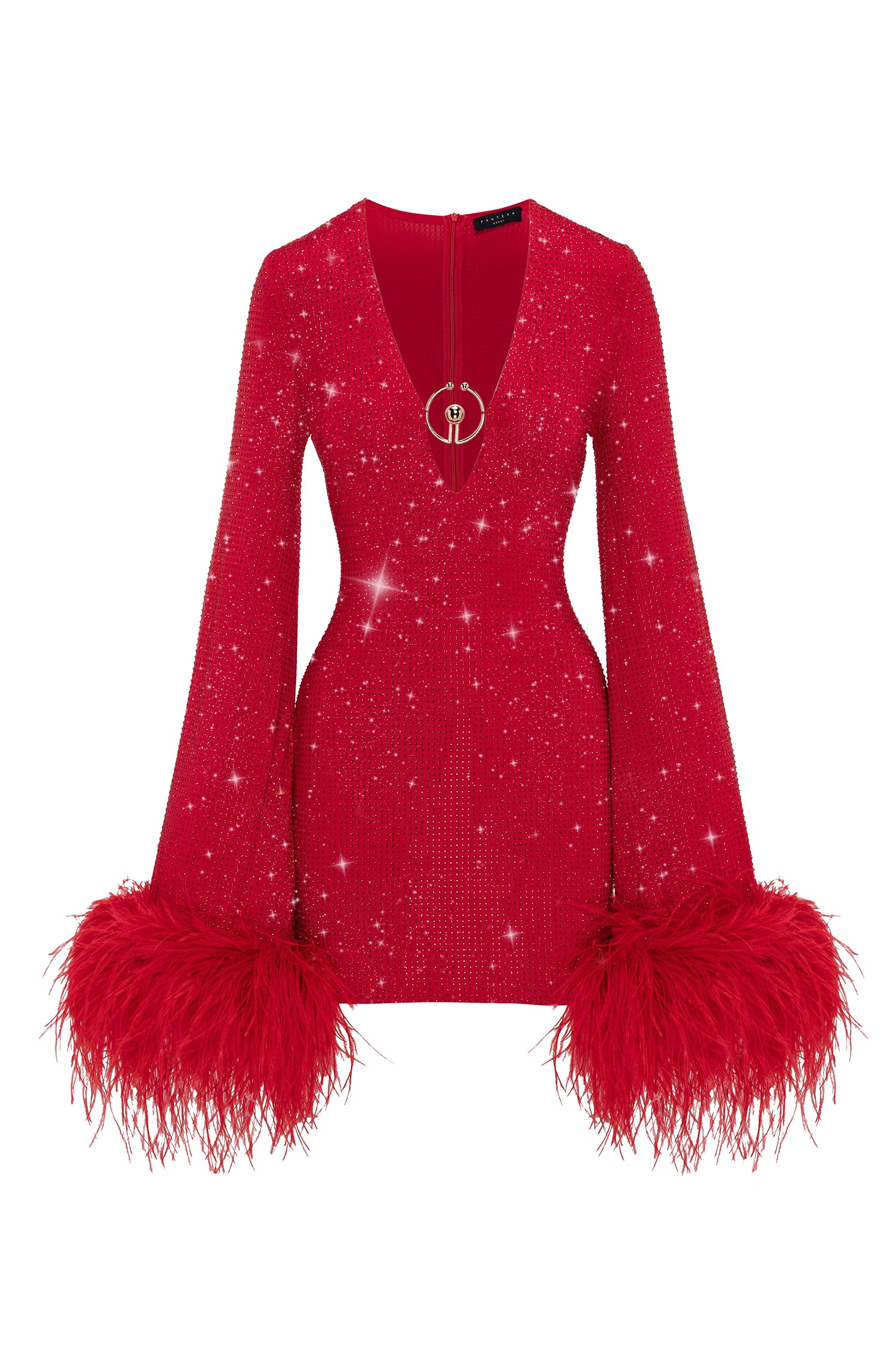 ROUGE AFFAIR CRYSTAL DRESS