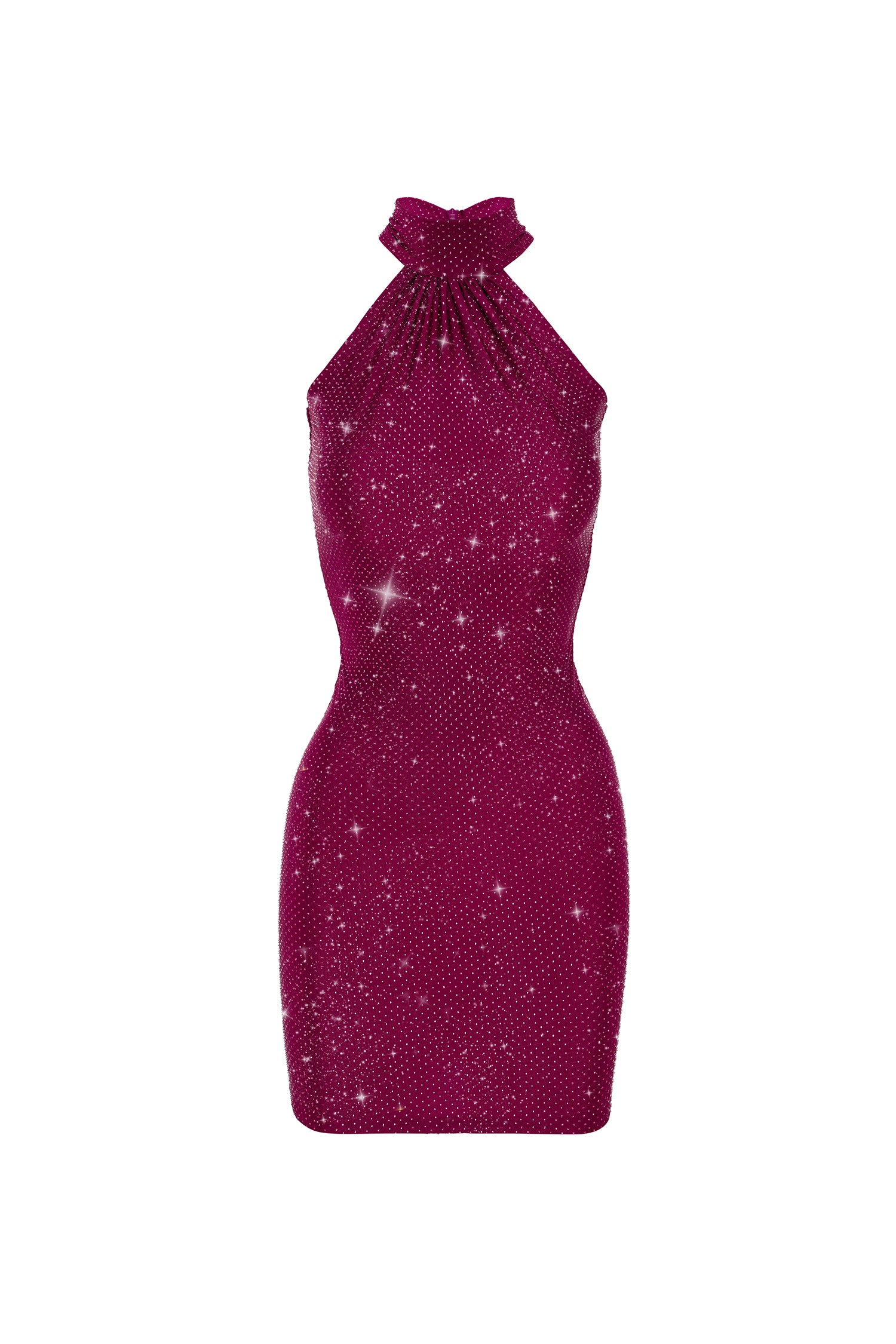 BERRY DUSK CRYSTAL DRESS