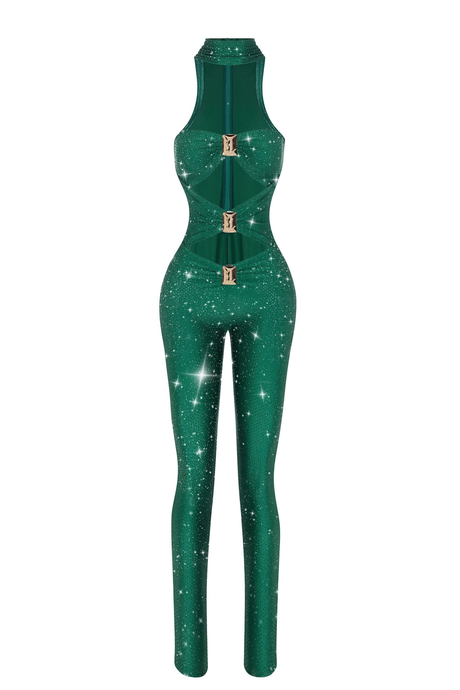 BERRY CRYSTAL JUMPSUIT