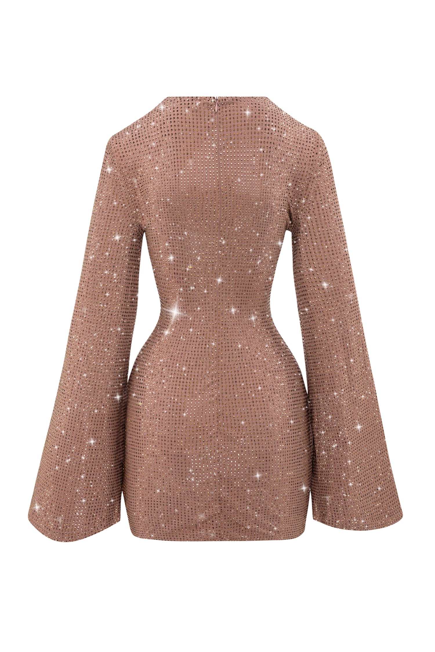 BLUSH GODDESS CRYSTAL DRESS