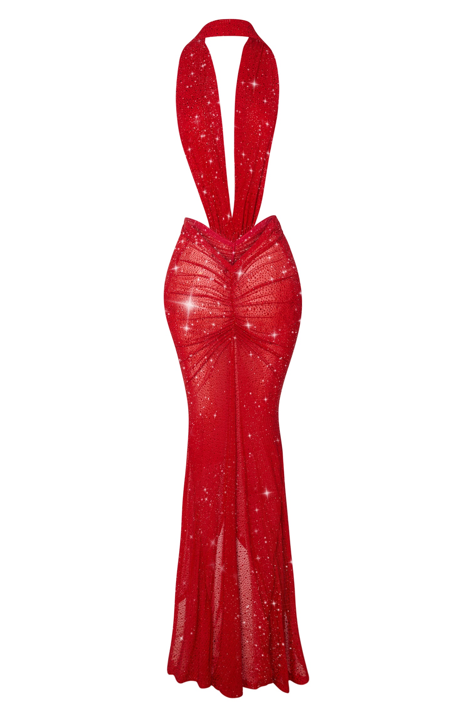 PASSION FLAME CRYSTAL DRESS