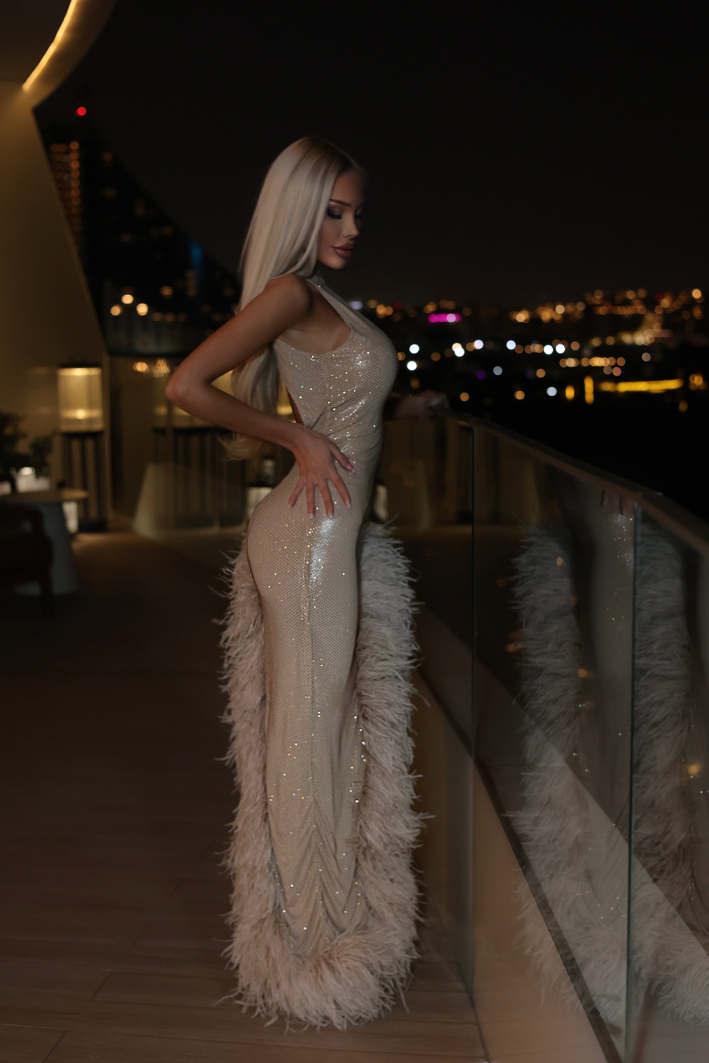 MRS ROYALTY CRYSTAL DRESS