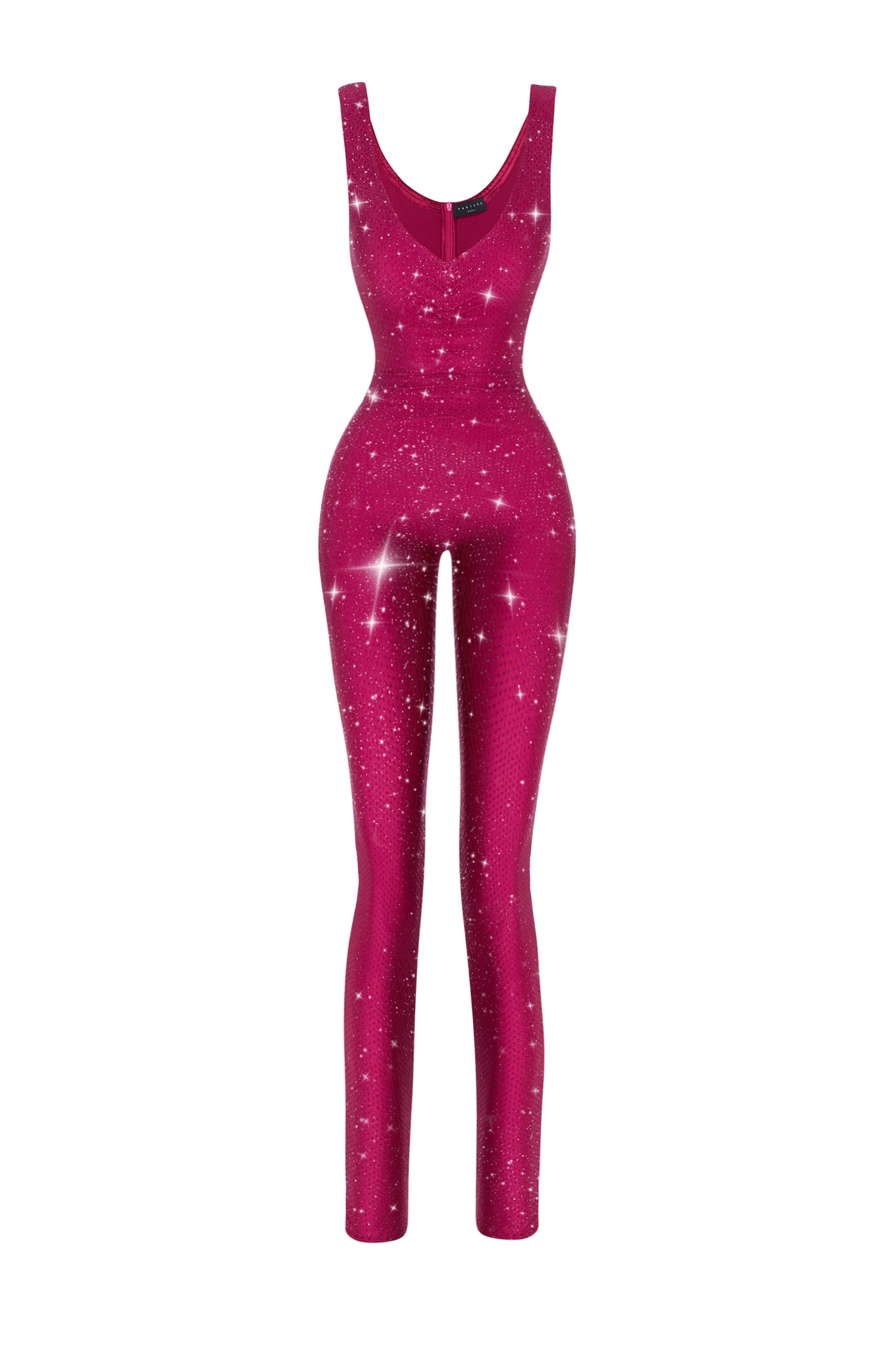 POMEGRANATE CRYSTAL JUMPSUIT