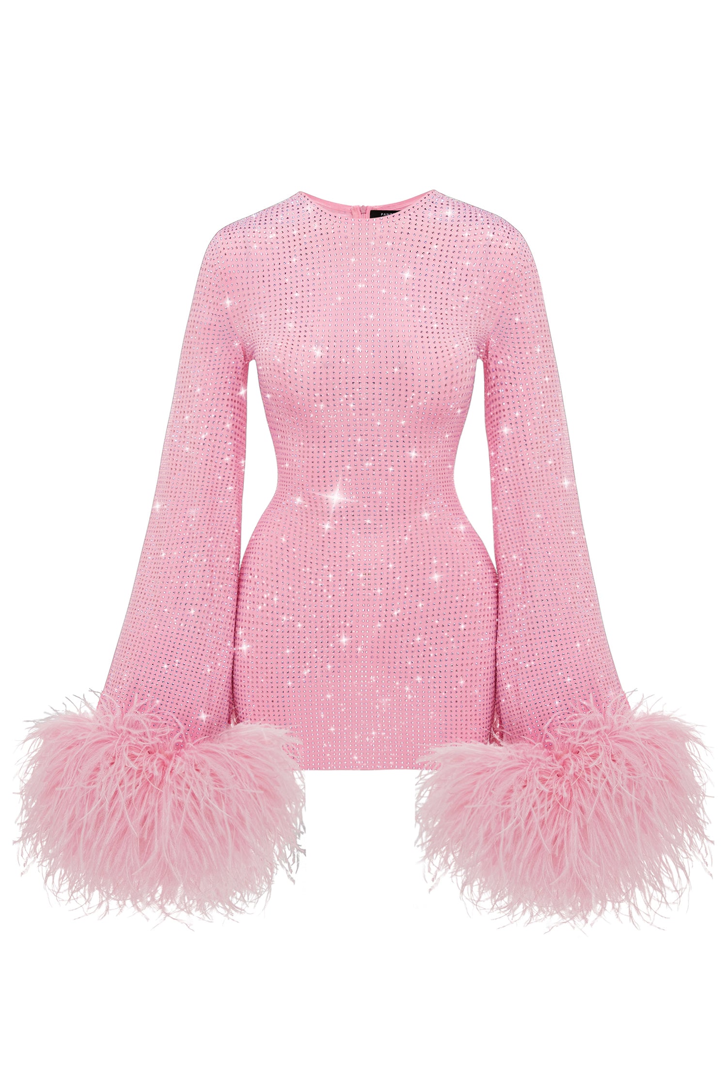 GODDESS BABY PINK CRYSTAL DRESS