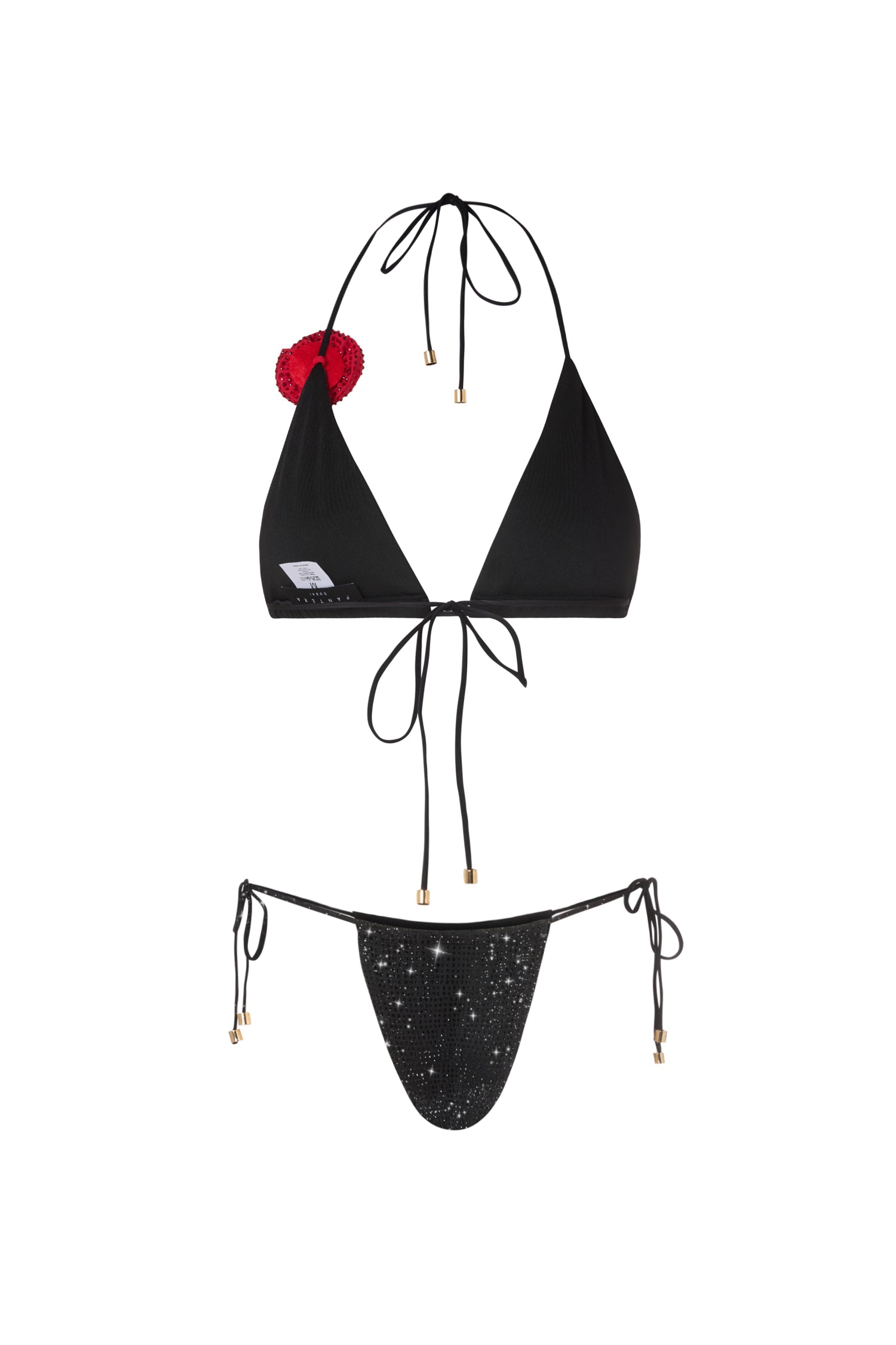 CRYSTAL SWIMSUIT WITH ROSES