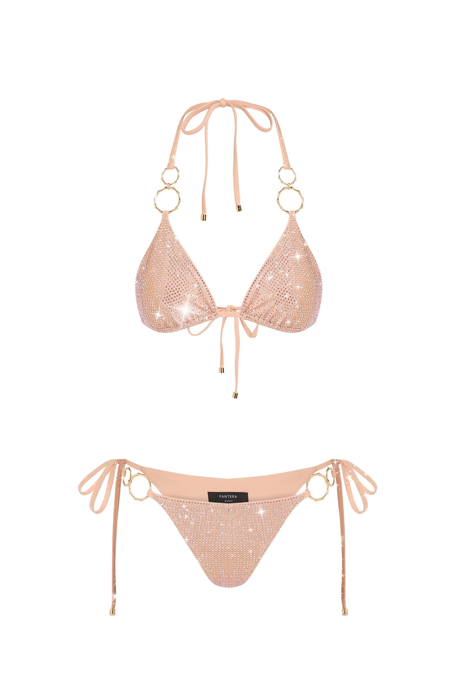 DIAMOND PANTHER CRYSTAL SWIMSUIT