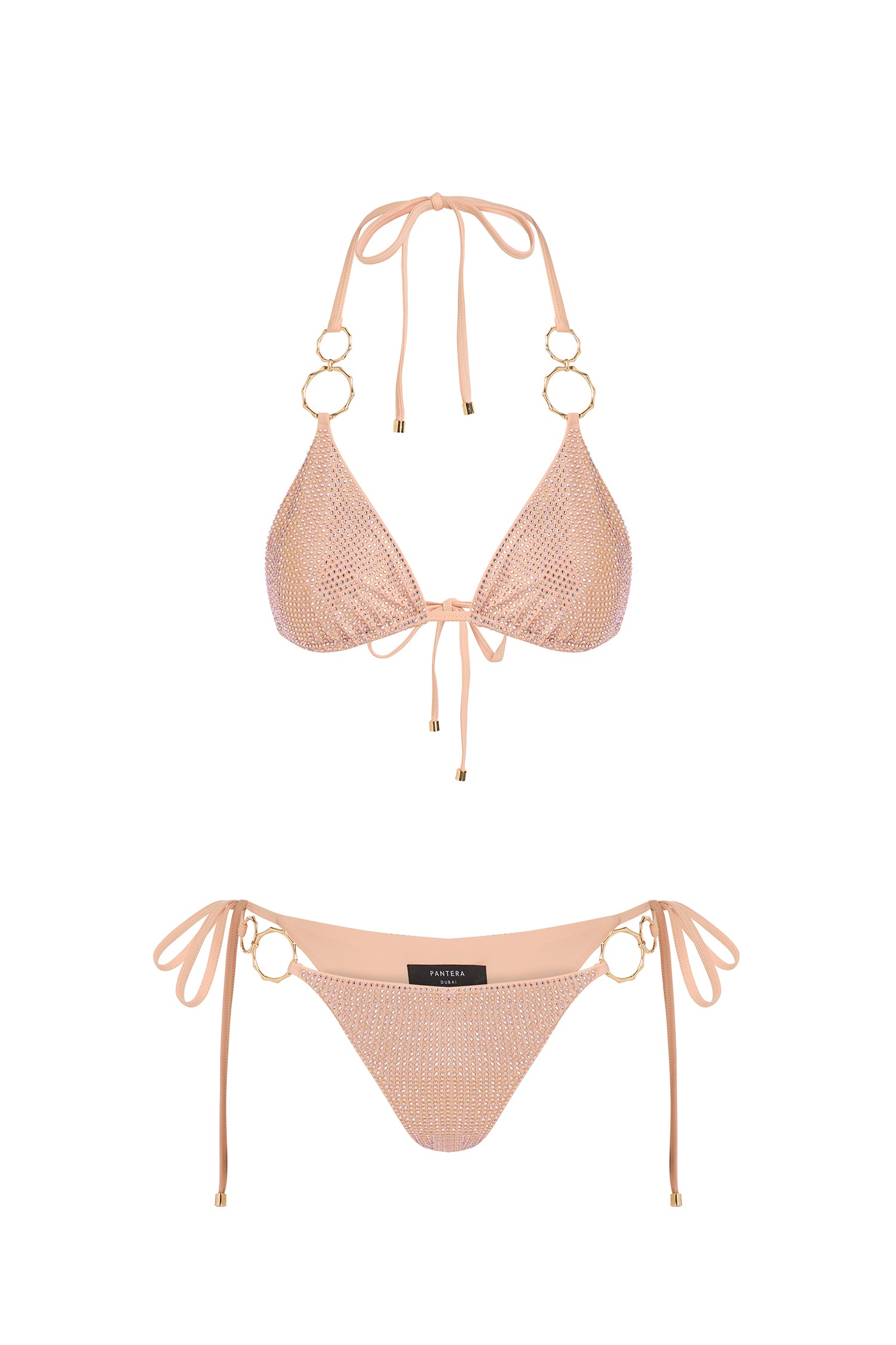 DIAMOND PANTHER CRYSTAL SWIMSUIT