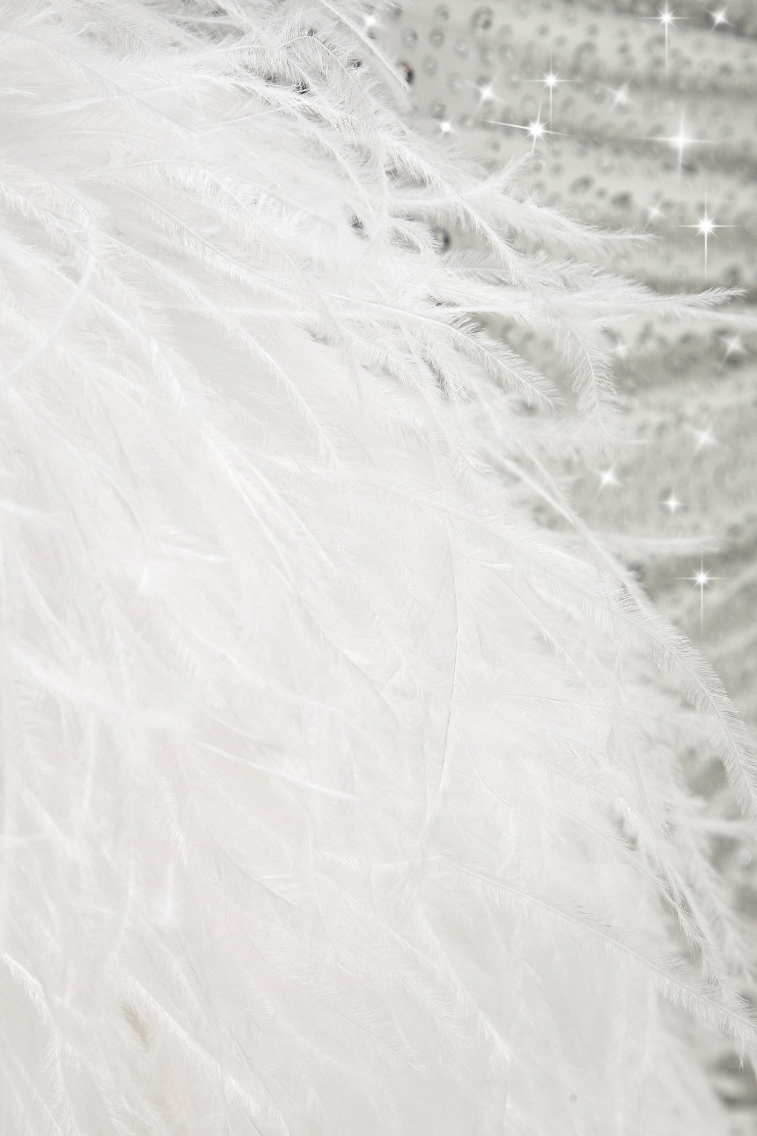 WHITE MIRAGE CRYSTAL DRESS