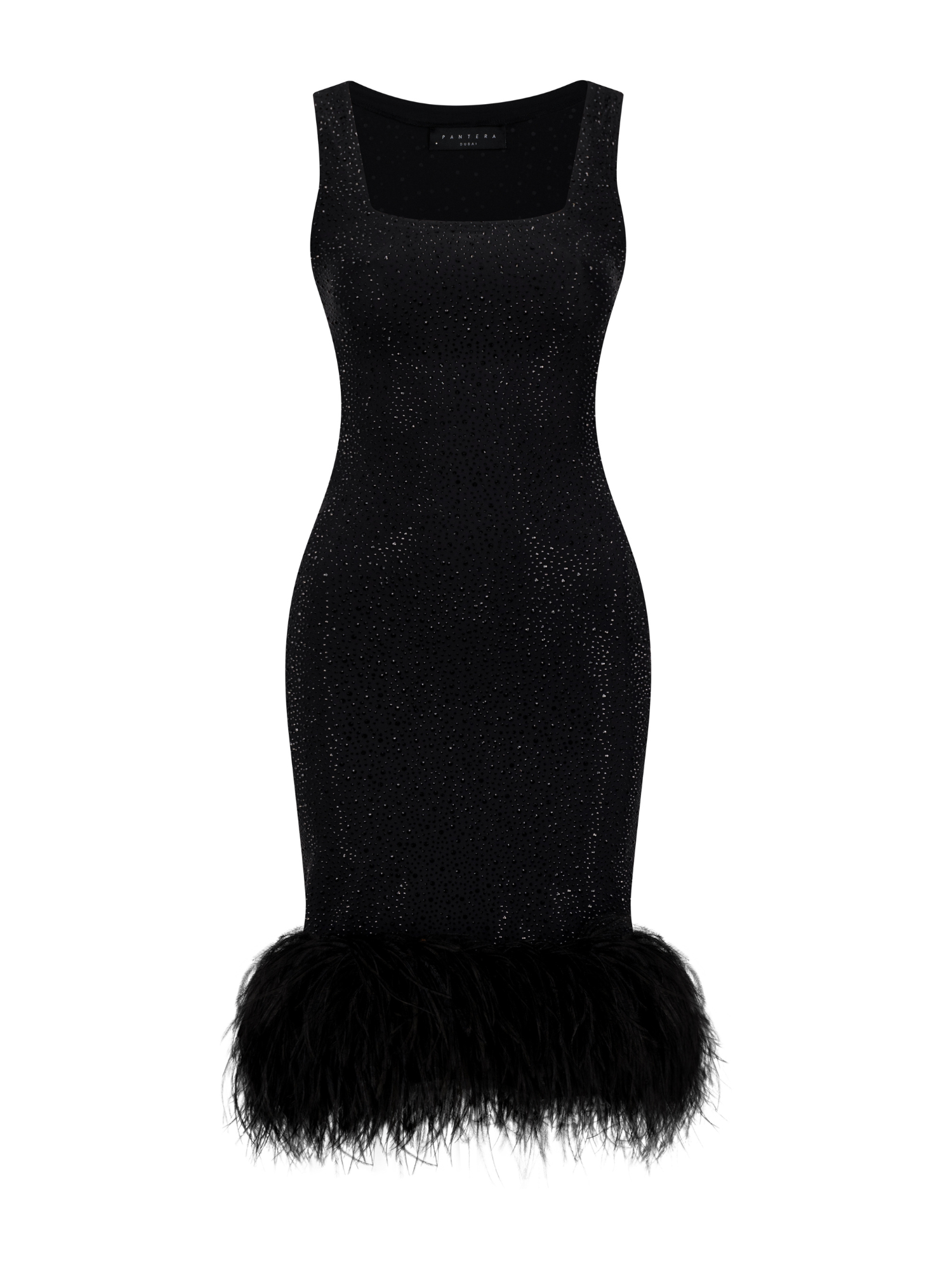 DIAMOND FEATHER  CRYSTAL DRESS