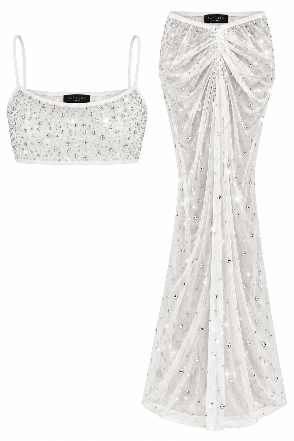 CRYSTAL MESH SKIRT