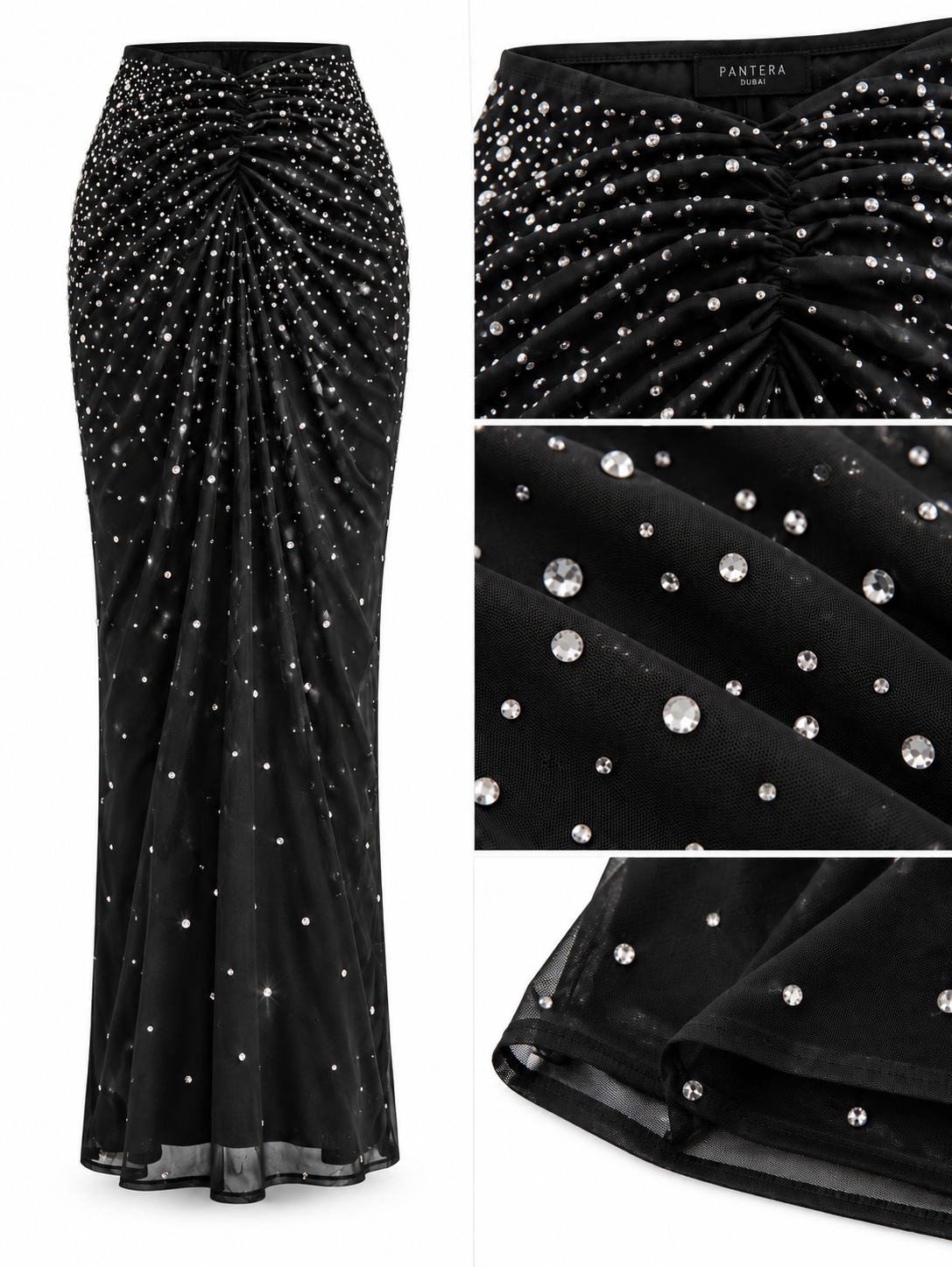 CRYSTAL MESH SKIRT