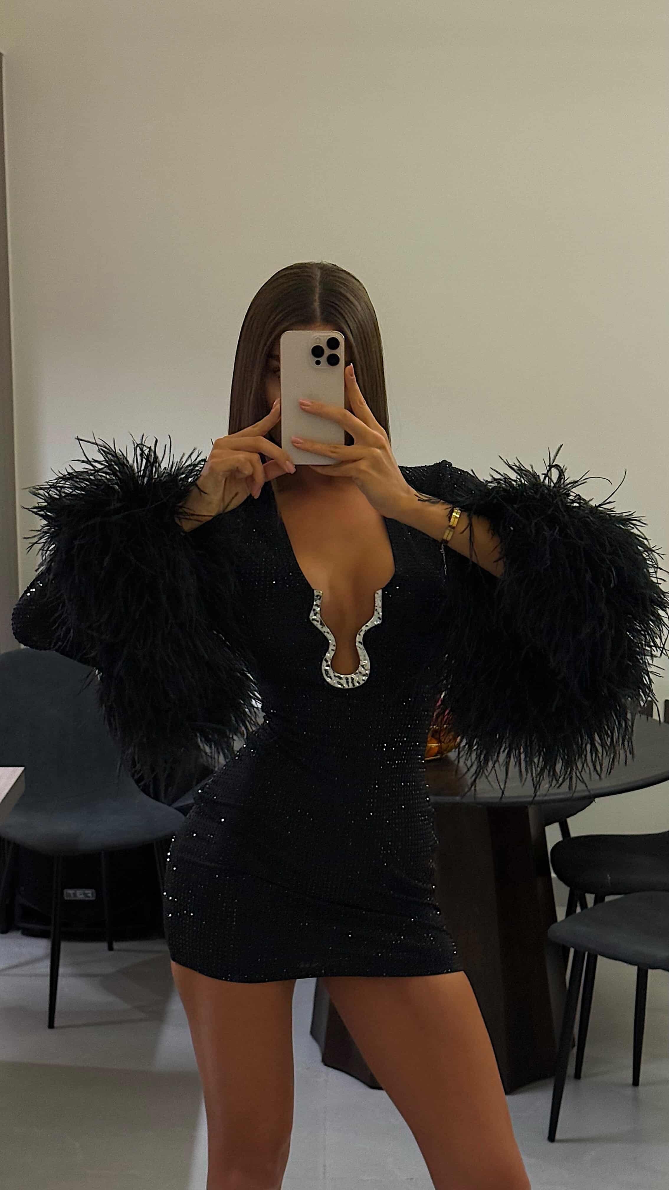 THE PANTHER CRYSTAL DRESS