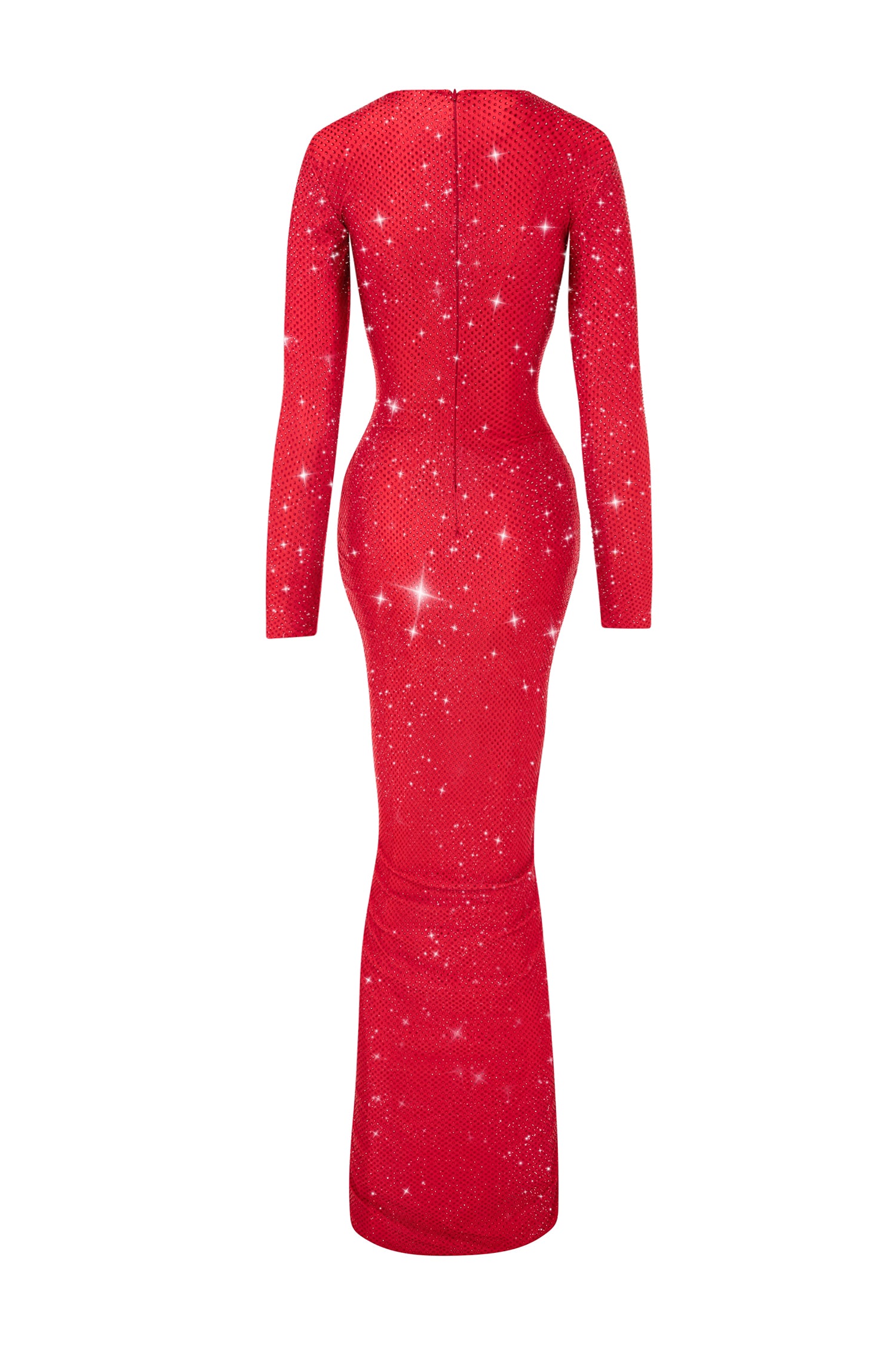 RED VENUS CRYSTAL GOWN
