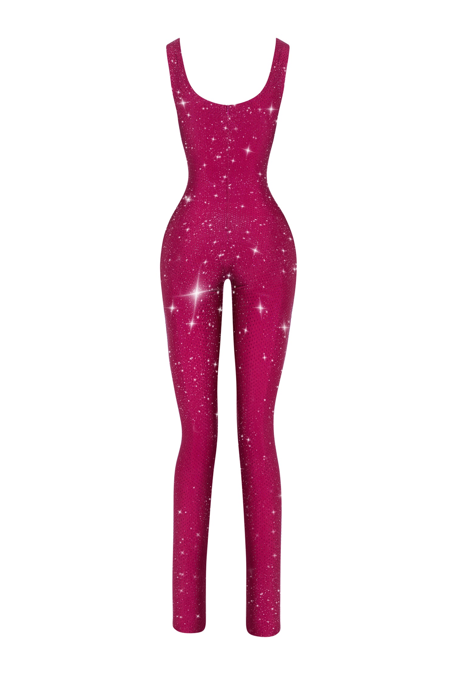 POMEGRANATE CRYSTAL JUMPSUIT