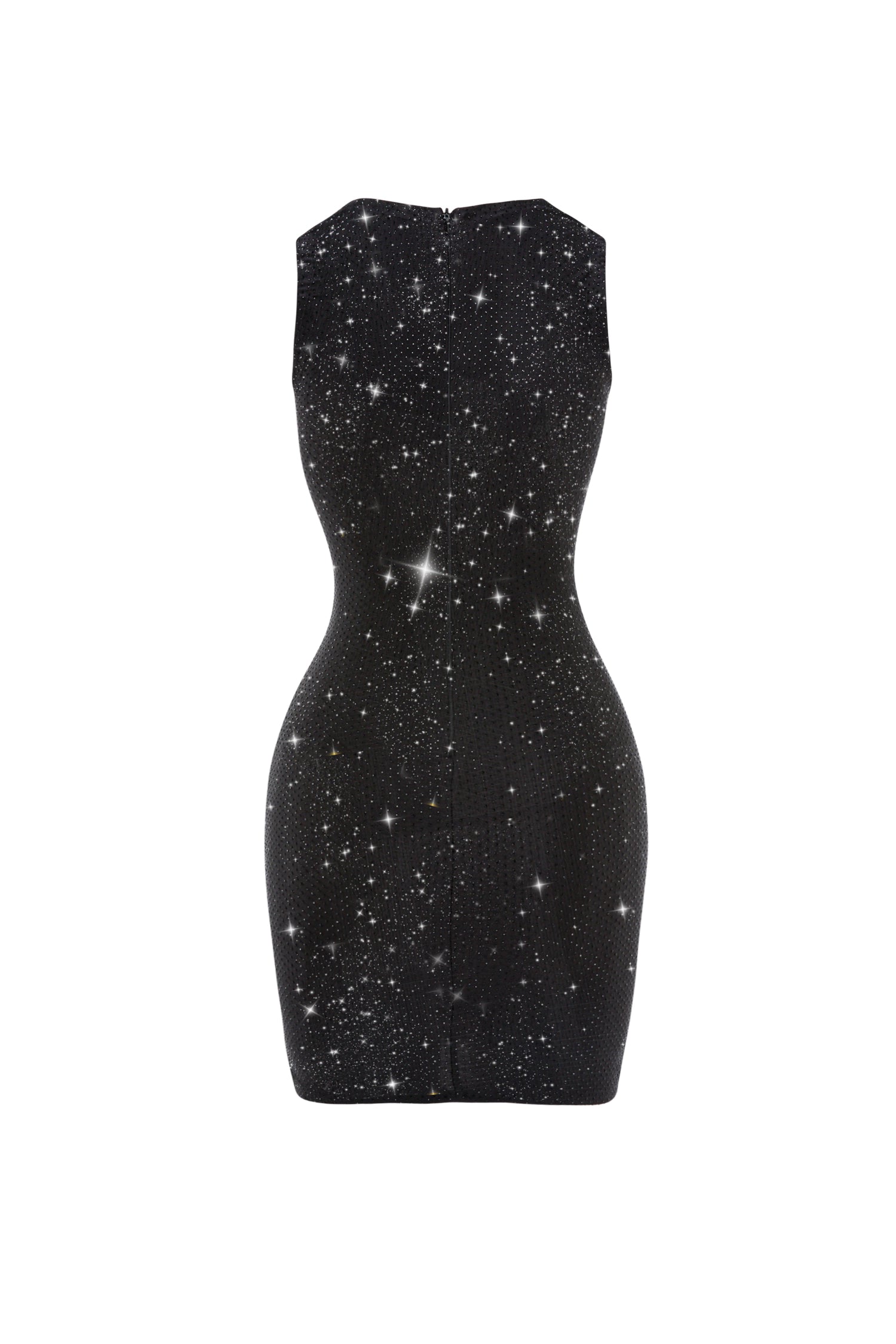 BELLA BLACK CRYSTAL DRESS