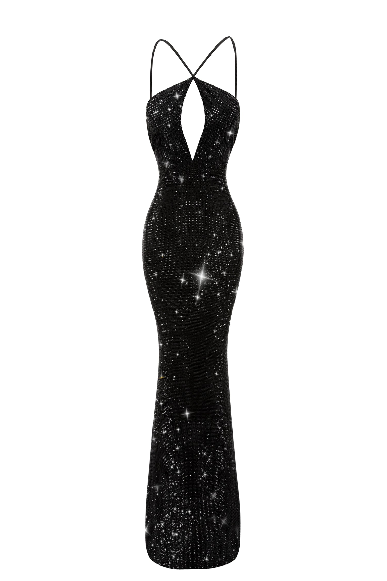 BLACK DIAMOND EVENING DRESS