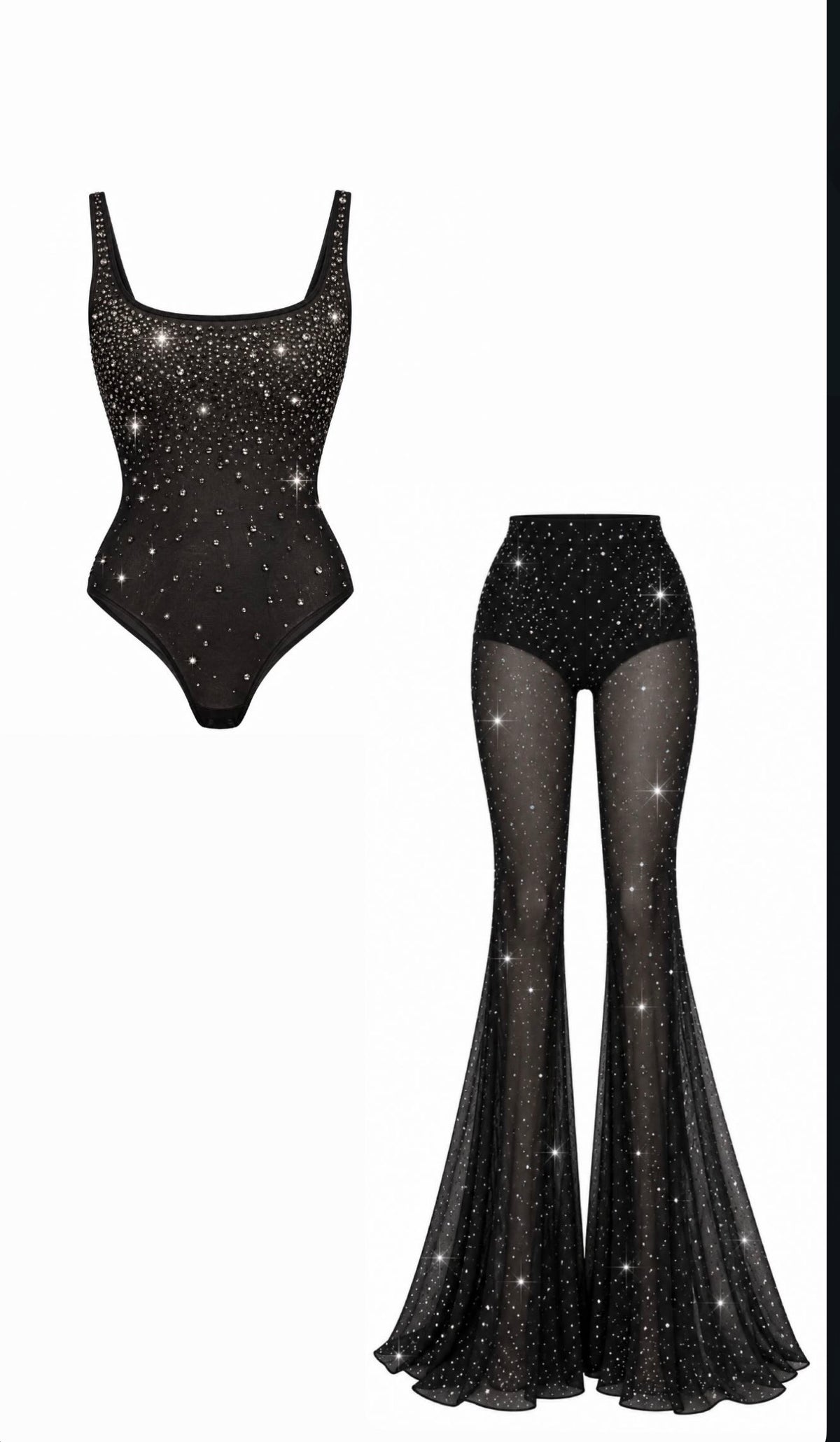 CRYSTAL BODYSUIT
