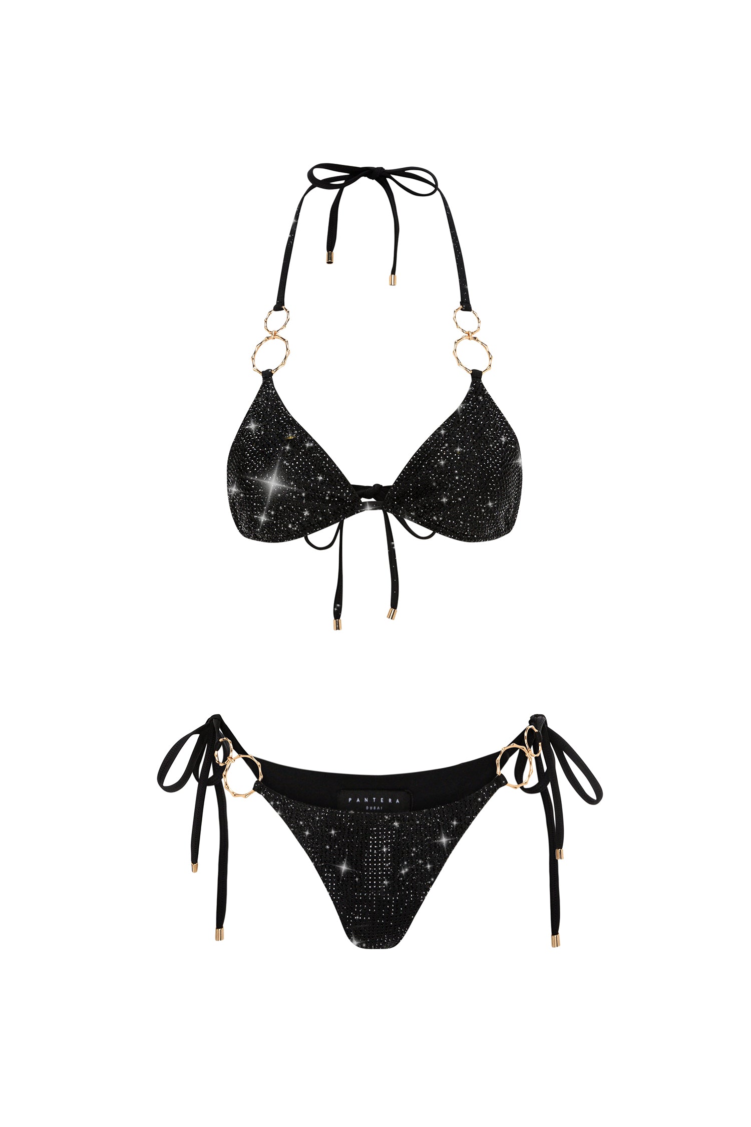 DIAMOND PANTHER CRYSTAL SWIMSUIT