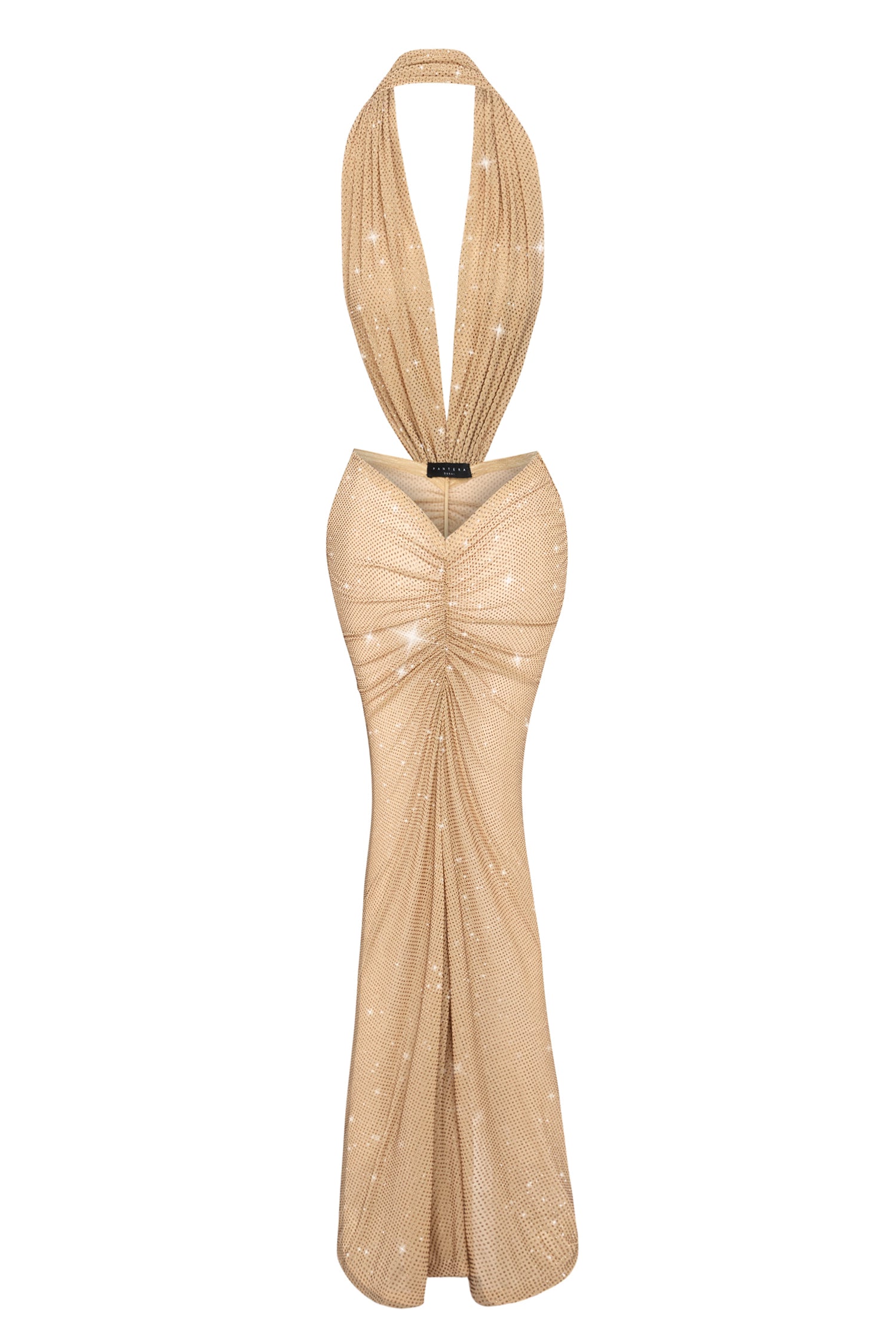 ECLAIR GOLDEN CRYSTAL DRESS